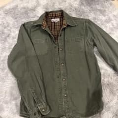 Carhartt ジャケット チェック裏地 カーキ Lのサムネイル