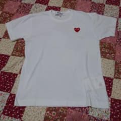 PLAY COMME des GARCONS Tシャツ ホワイト XS - メルカリ