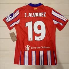 24-25 アトレティコ・マドリード アルバレス オーセンティック ユニフォーム 24-25 アトレティコ・マドリード アルバレス オーセンティック