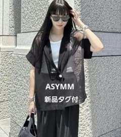 新品タグ付】ASYMM AIR MESH Jacket ブラック - メルカリ