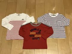 [えるも50様専用]ミキハウス 長袖Tシャツ 3点セットのサムネイル