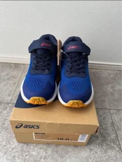 (新品.未使用)ASICS LAZERBEAM スニーカー　ブルー/レッドのサムネイル
