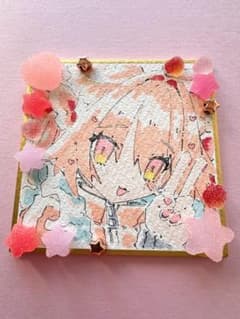 手描き　オリジナル　豆色紙　デコのサムネイル