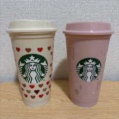 【新品・自宅保管セット】STARBUCKS バレンタイン限定　リユーザブルカップのサムネイル