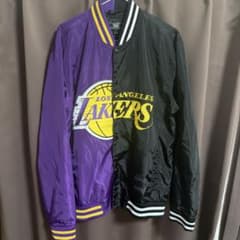 LAKERS 黒✖️紫 バスケジャケット - メルカリ