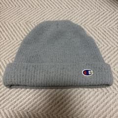 Champion チャンピオン ニット帽 ビーニー グレーのサムネイル