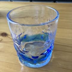 ［良品］沖縄琉球ガラス　焼酎グラスのサムネイル