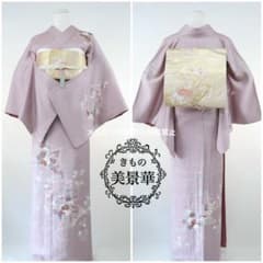 訪問着セット 薄紫 髙島屋 - メルカリ