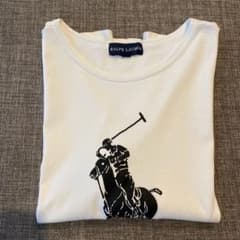 ラルフローレン　Tシャツ　160サイズ　XS 白　ロゴのサムネイル