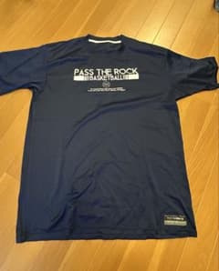 PASS THE ROCK バスケットボール Tシャツ ネイビー XLのサムネイル