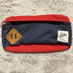 Drifter ボディバッグ ウエストポーチ ネイビー レッドのサムネイル