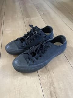 CONVERSE ブラック ローカット スニーカー 25cmのサムネイル