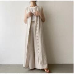 howdy.ハウディ　即完売　リネンミックスセットアップのサムネイル
