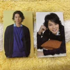 嵐　松本潤　両面カード2枚のサムネイル