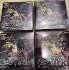 遊戯王OCG CHAOS ORIGINS 4BOX シュリンク付き - メルカリ