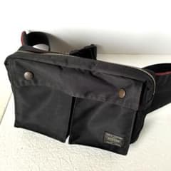 ⛵PORTER ✗ ILS エルファイン ウエストバッグ黒ボディバッグ 別注 希少】PORTER × ILS エルファイン ウエストバッグ（ブラック） - メルカリ