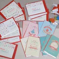 【大容量！】クリスマスカード＆シールセットのサムネイル
