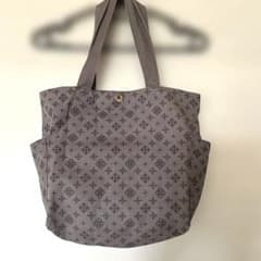 RUSSET ラシット モノグラム トートバッグ グレーのサムネイル