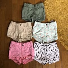 【まとめ売り 】半ズボン　ショートパンツ　5点セットのサムネイル