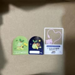 ポケモンセンター Pokémon Sleep ステッカーセット　ミュウ　ナエトルのサムネイル