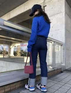 ラコステ　LACOSTE LIVE ニット　セーター　ブルーのサムネイル