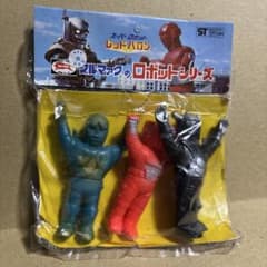 敵ロボ3個セット　レッドバロンより　ブルマァク ブルマァク ミニソフビ 「スーパーロボット レッドバロン」マウマウ