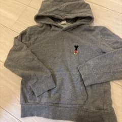 b.ROOM Mitch Key Mouse Gray hoodie, size 120cm