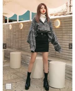 GRL デニムスカート タイトスカート ちぃぽぽのサムネイル