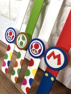 美品 パワーアップバンドセット 4個マリオ ピーチ ヨッシー キノコ USJ USJ パワーアップバンド 4本セット マリオ キノコ ヨッシー - メルカリ
