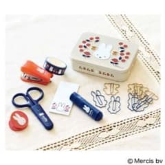 ミッフィー ミニ文具8点セット 缶ケース入り　新品、未使用のサムネイル