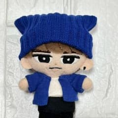 青 ネコ耳 ニット帽子 すのチル ぬい服SnowMan 渡辺翔太 ソフビ - メルカリ