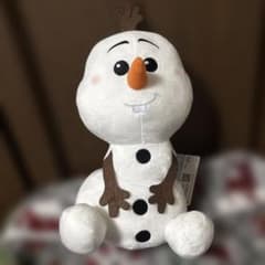 アナと雪の女王　こてっとぺったん　BIGぬいぐるみ　オラフ