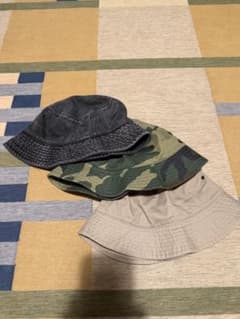 newhattan バケットハット ブラック カーキ 迷彩セット L/XL - メルカリ