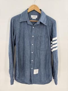 THOM BROWNE シャンブレーシャツ 4BARのサムネイル