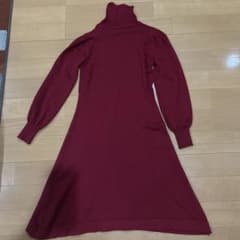 ニットワンピース　ハイネックのサムネイル