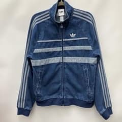 adidasアディカラー ファーストブルー デニム トラックトップM Ad003