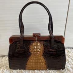 レトロ　クロコダイル　レディースバッグのサムネイル