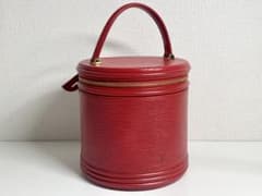 LV ヴィトン エピ カンヌ ハンドバッグ バニティバッグ 赤のサムネイル