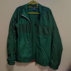 美品☆adidas ナイロンジャケット グリーン