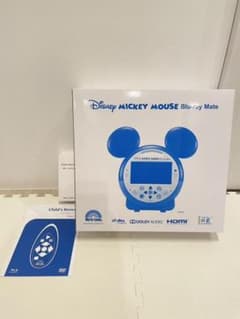 新品未使用ミッキーマウスブルーレイメイト、リモコン、ミッキー2wayバッグ、のサムネイル