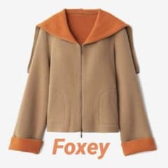 美品】Foxey フォクシー ジャケット ニットパーカー script 限定 