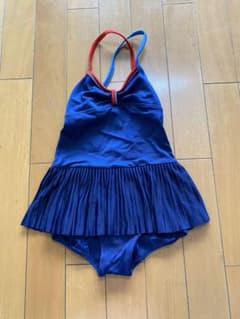 Jantzen 競泳水着　紺色 プリーツスカート130のサムネイル