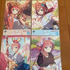 五等分の花嫁一番くじイラストボード4枚セット。のサムネイル