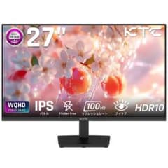 KTC 27インチ WQHD IPS 100Hz モニター 本体のサムネイル