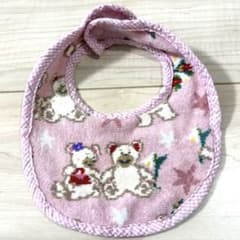 FEILER フェイラー スタイ よだれかけ くま柄のサムネイル