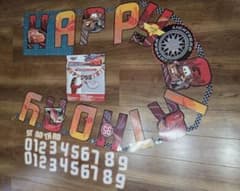 カーズ HAPPY BIRTHDAY ガーランドのサムネイル