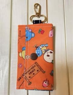 ☆一点物！限定☆ ハンドメイド キーケース レトロ うさぎ オレンジのサムネイル
