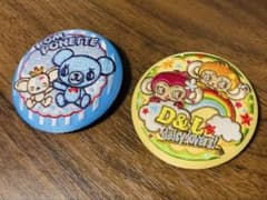 ナルミヤキャラクターズ☆刺繍☆缶バッジ☆2点