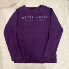 BURBERRYBLACK LABELバーバリーブラックレーベルニットパープルのサムネイル