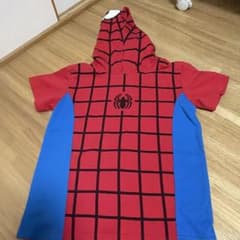 スパイダーマン フード付き 半袖Tシャツ キッズのサムネイル